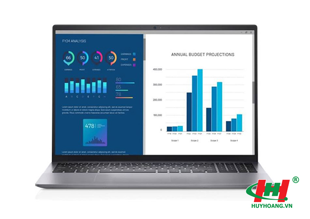 Máy tính xách tay DELL Vostro 16 5630 THT7N i7-1360P/ 16GD5/ 512SSD/ 16FHD+/ 16:10/ ALU/ FP/ 54W/ W11SL+OFFICE/ 4GD6_RTX2050/ Pre/ Xám/ 1Yr