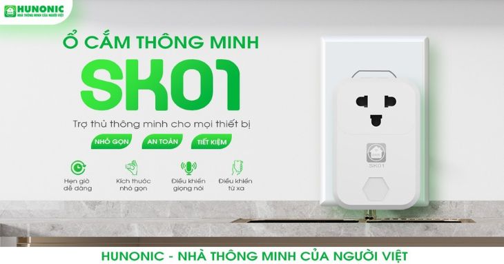 [Ổ cắm thông minh wifi Hunonic SK01] Wifi Điều khiển từ xa qua điện thoại 8