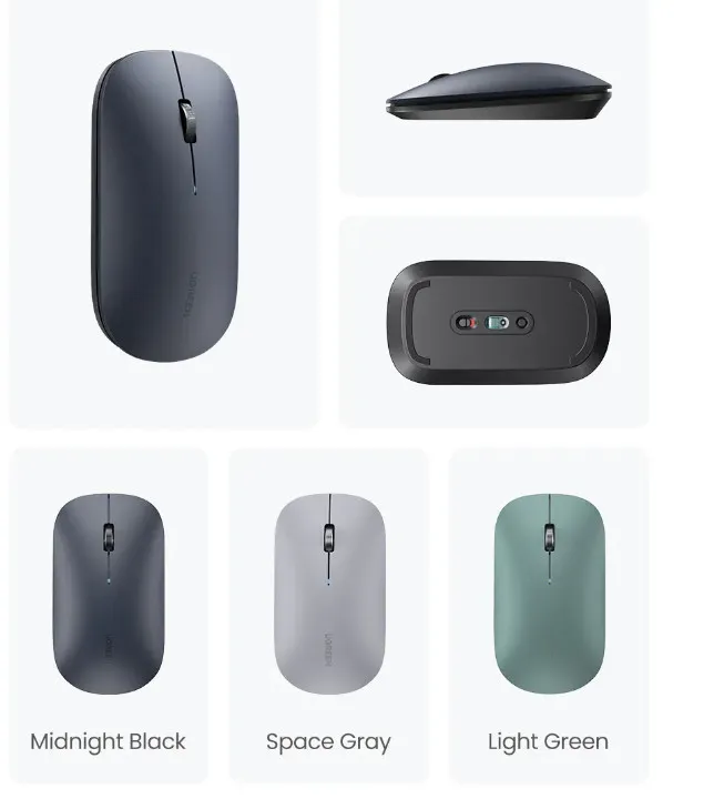 Chuột không dây Ugreen 25160 MU001 (Bluetooth,  Wireless,  silent)