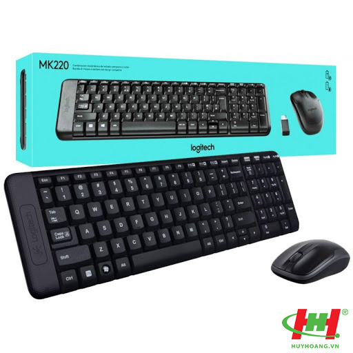 Bàn Phím + Chuột Logitech MK220 wireless