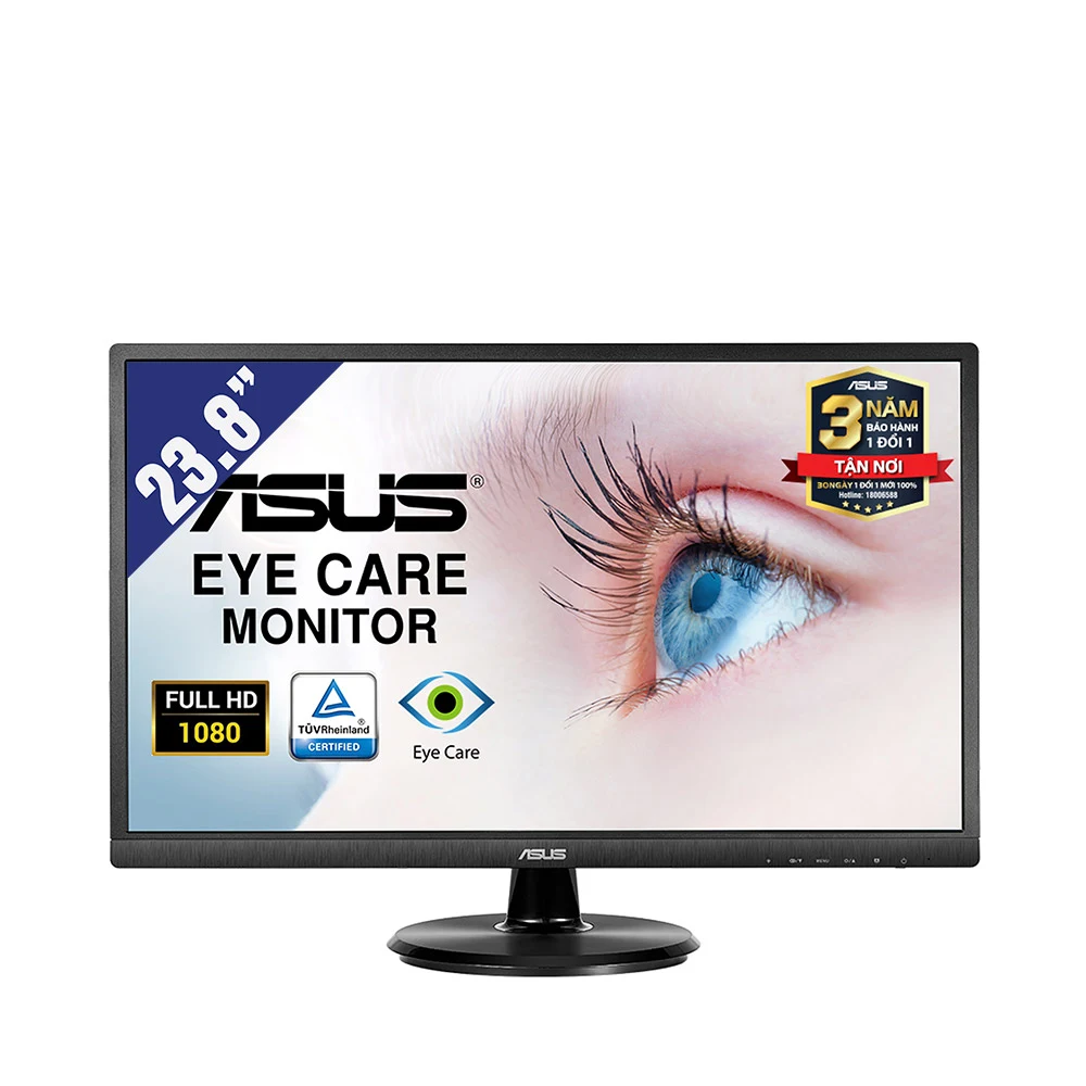 Màn Hình ASUS 23.8 inch VA249HE (FullHD 1920 x 1080/ VA/ 5ms) 1 x HDMI,  1 x VGA/D-sub