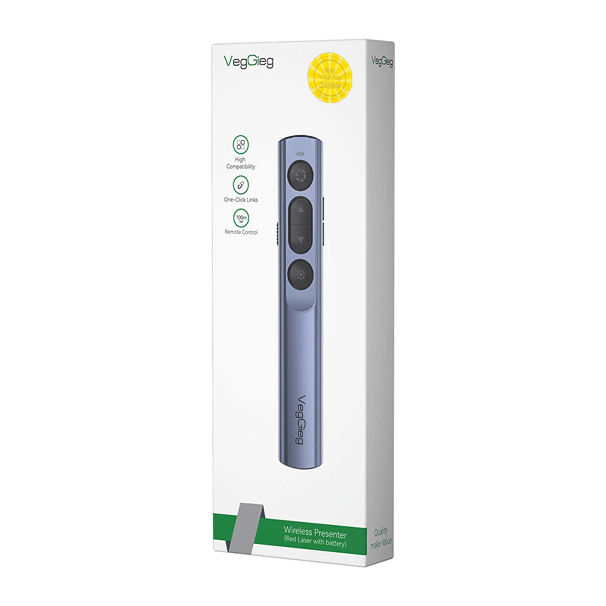 Bút trình chiếu VegGieg laser đỏ V-LP002