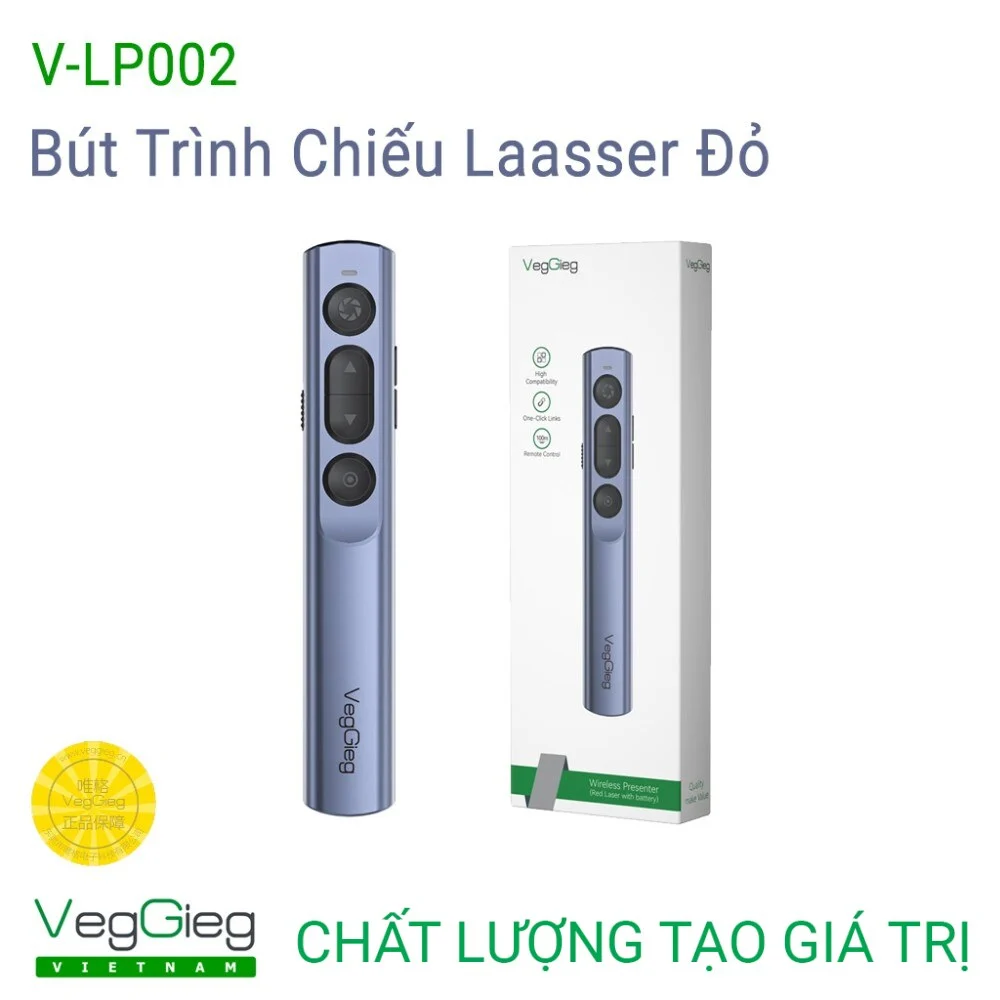 Bút trình chiếu VEGGIEG Laser đỏ V-LP002