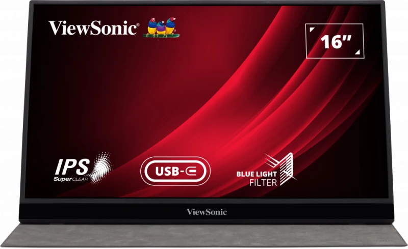 Màn hình di động cảm ứng ViewSonic VG1655 (15.6inch 16inch Mini HDMI+USB Type C+Audio Out)