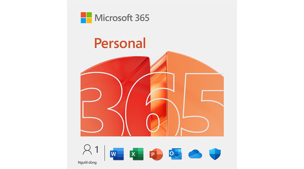 Phần mềm Microsoft 365 Personal | Bản quyền 1 Năm | Dùng cho 1 người dùng | ESD