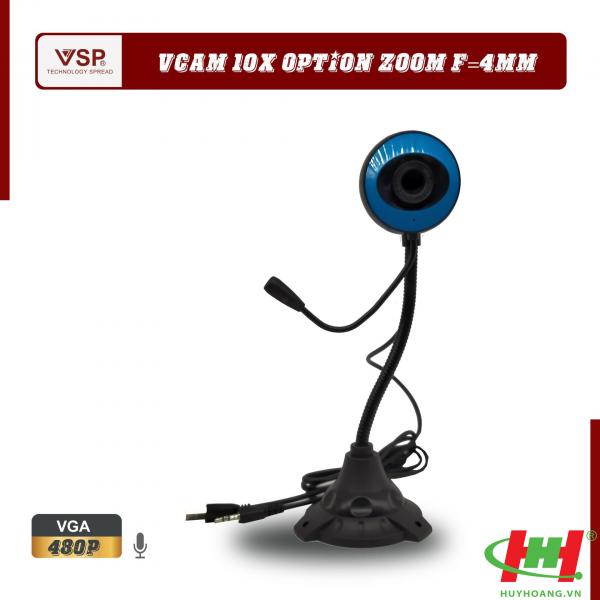 Webcam VSP 480p HD / Chân Cao Tròn / Có Mic