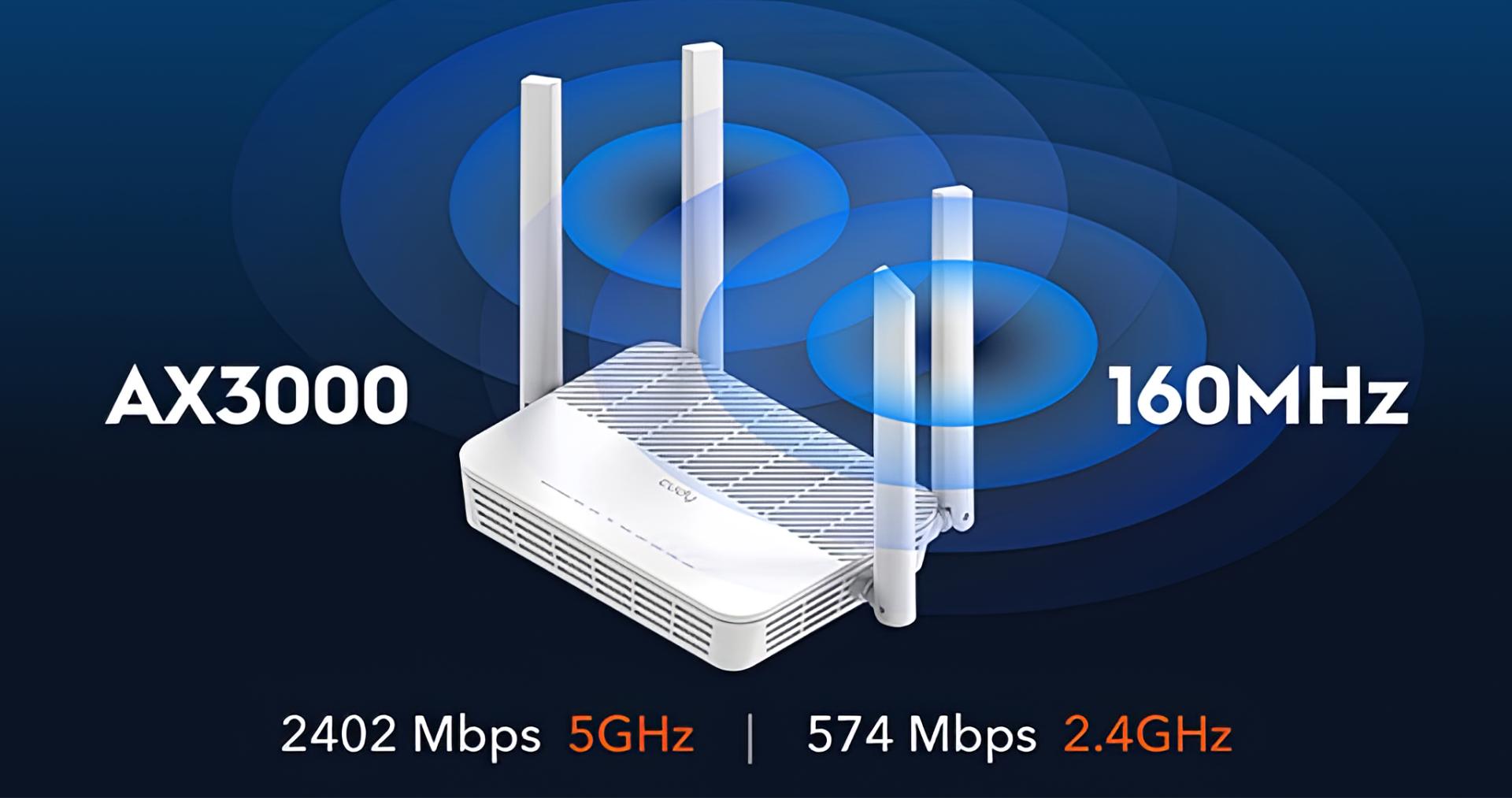 Bộ Phát Wifi Cudy WR3000S Wi-Fi 6 AX3000