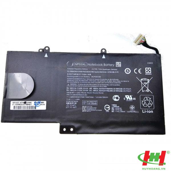 Pin HP Envy X360 15-U011DX,  NP03XL,  HSTNN-LB6L Zin